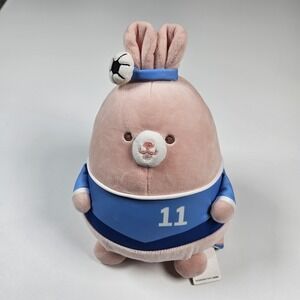 Miniso Richard The Chubby Teddy bear soft Soccer 11 Plush Toy Stuffed Animal